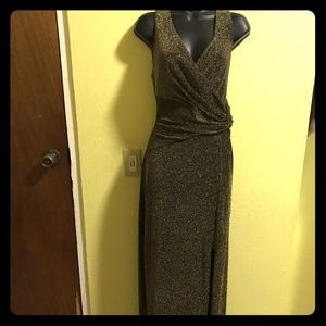Gold and Black shimmer Ark & Co. dress size M